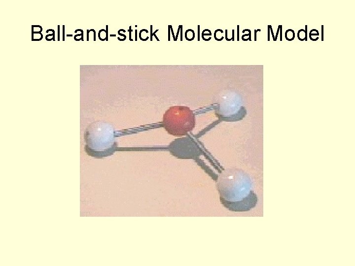 Ball-and-stick Molecular Model 