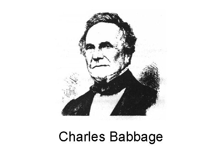 Charles Babbage 