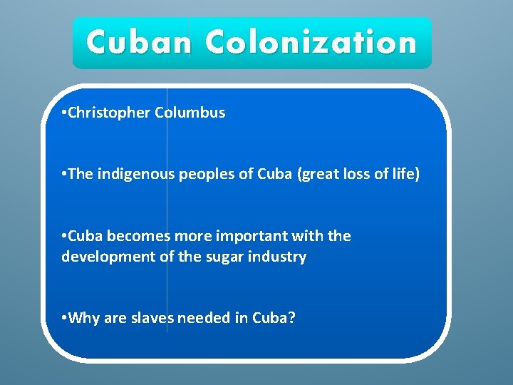 Cuba Todays Tasks Spanish Rule Graphic Timeline Map