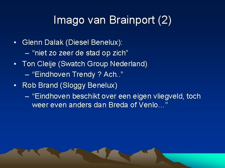Imago van Brainport (2) • Glenn Dalak (Diesel Benelux): – “niet zo zeer de