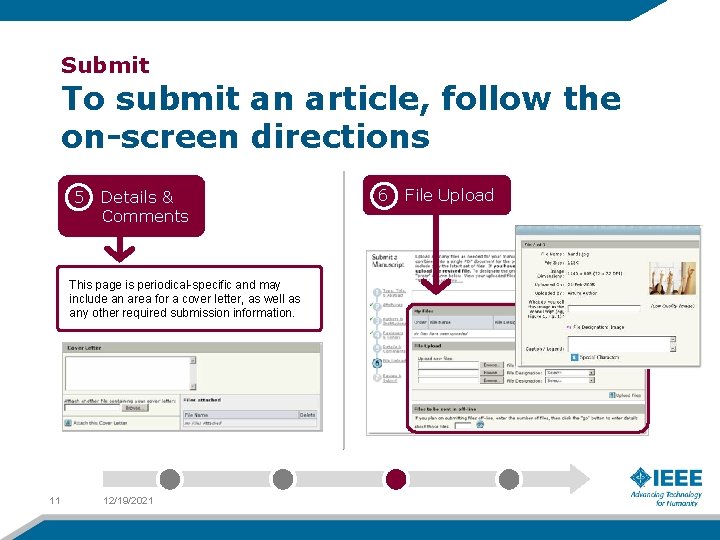 Submit To submit an article, follow the on-screen directions 5 Details & Comments This