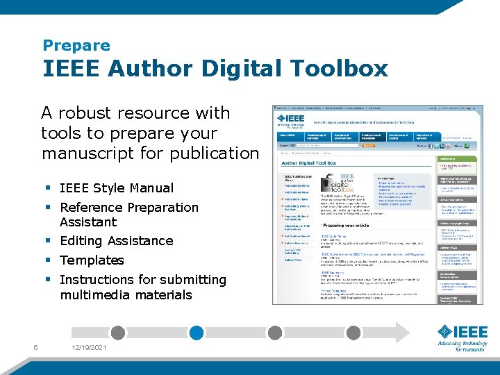Prepare IEEE Author Digital Toolbox A robust resource with tools to prepare your manuscript