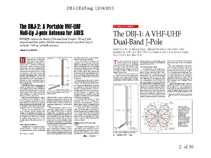 DBJ-2 Ed Fong 12/14/2013 2 of 30 