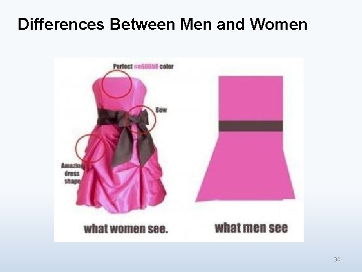 Differences Between Men and Women 34 