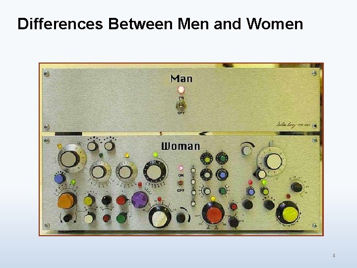 Differences Between Men and Women 4 