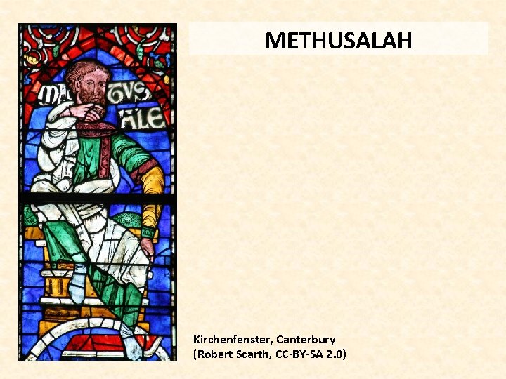 METHUSALAH Kirchenfenster, Canterbury (Robert Scarth, CC-BY-SA 2. 0) 
