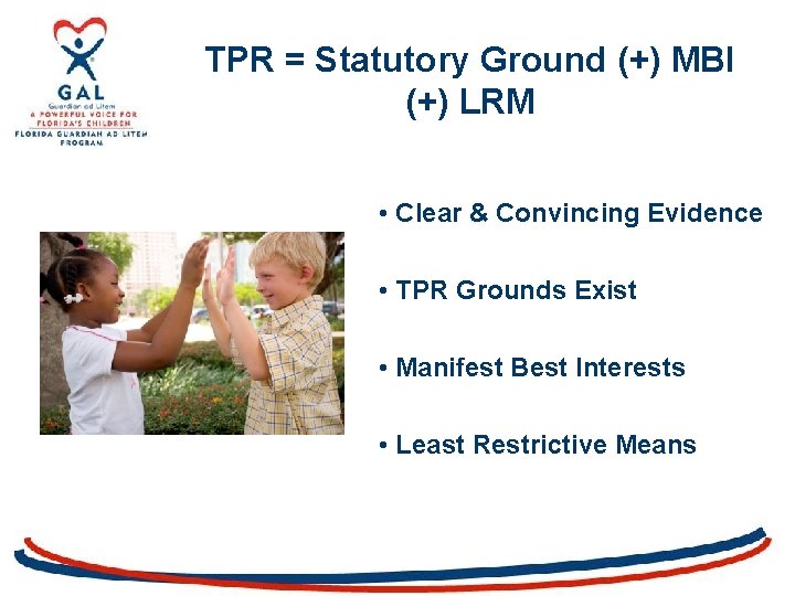 TPR = Statutory Ground (+) MBI (+) LRM • Clear & Convincing Evidence •