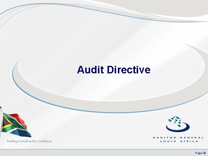 Audit Directive Page 39 
