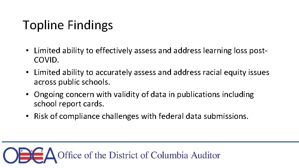 Measuring What Matters More and Better Data Needed