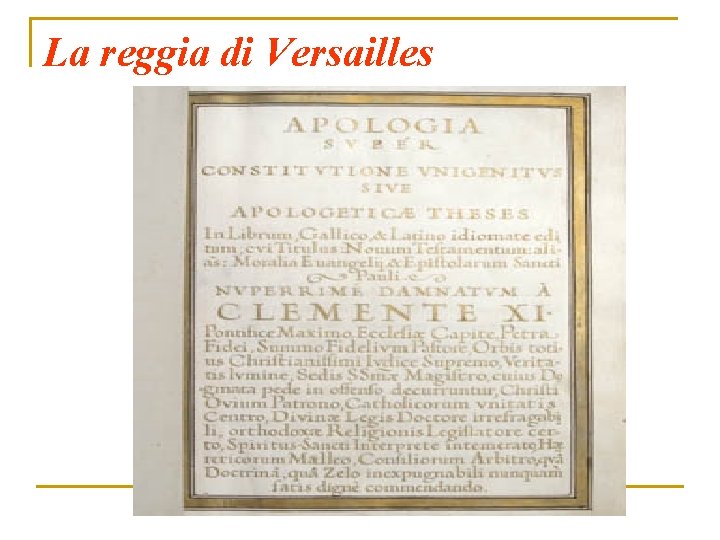 La reggia di Versailles 