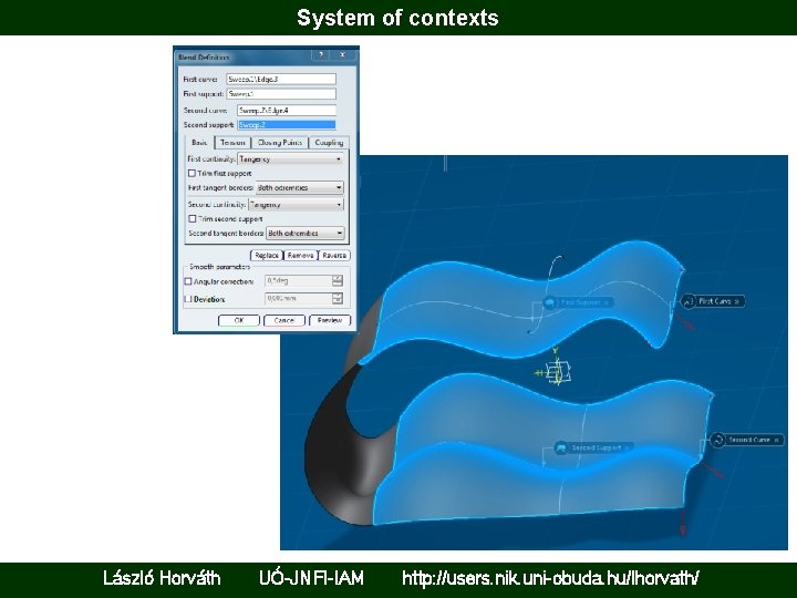 System of contexts László Horváth UÓ-JNFI-IAM http: //users. nik. uni-obuda. hu/lhorvath/ 