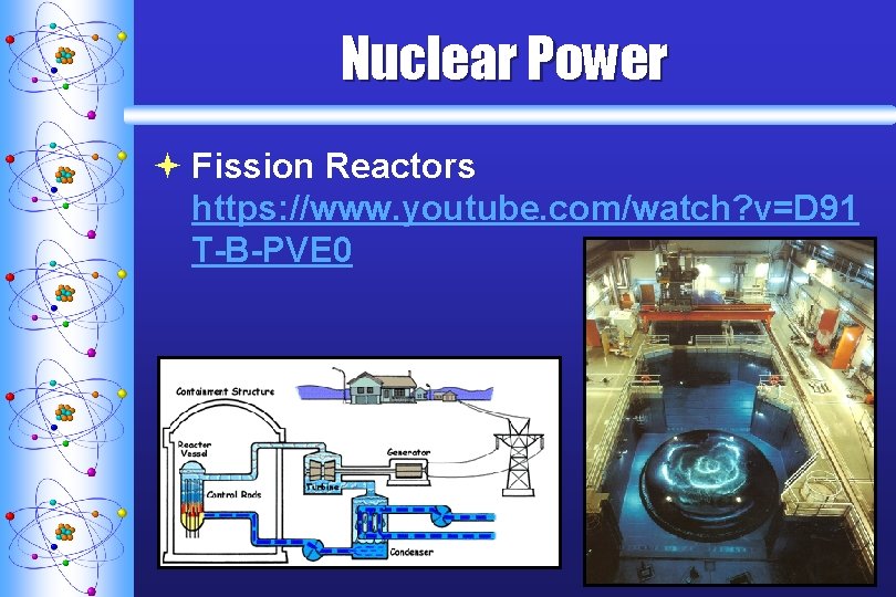 Nuclear Power ª Fission Reactors https: //www. youtube. com/watch? v=D 91 T-B-PVE 0 C.