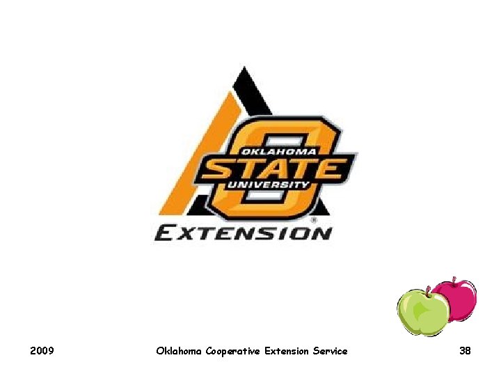 2009 Oklahoma Cooperative Extension Service 38 