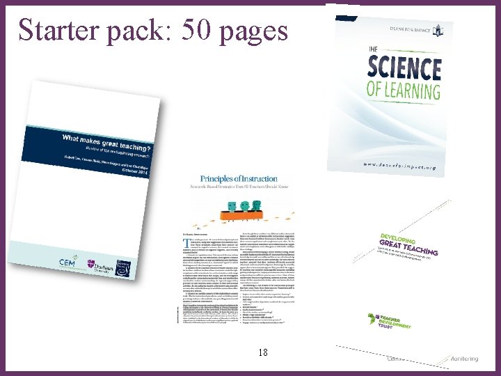 Starter pack: 50 pages ∂ 18 