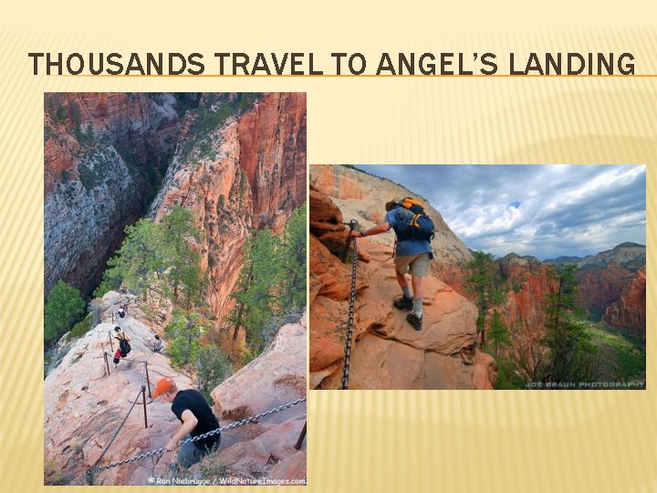 THOUSANDS TRAVEL TO ANGEL’S LANDING 