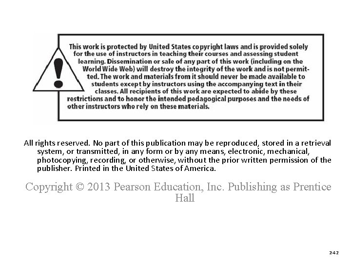 All rights reserved. No part of this publication may be reproduced, stored in a