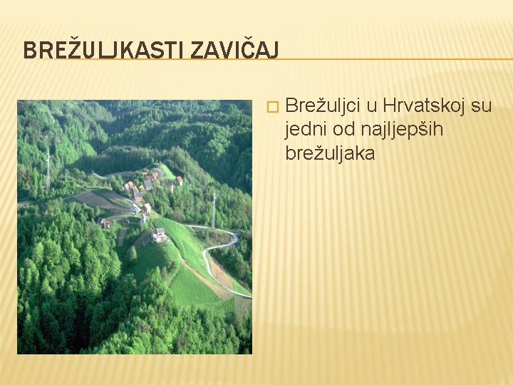 BREŽULJKASTI ZAVIČAJ � Brežuljci u Hrvatskoj su jedni od najljepših brežuljaka 