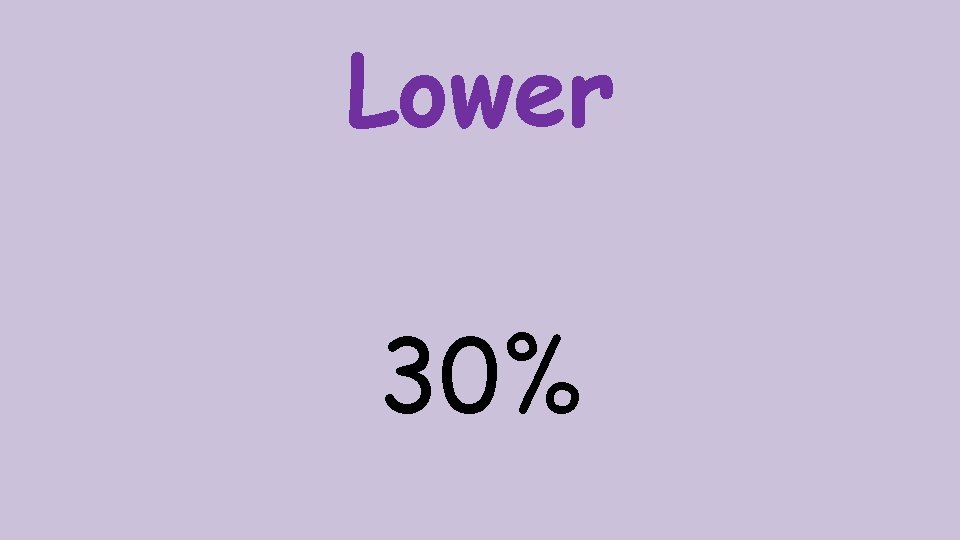 Lower 30% 