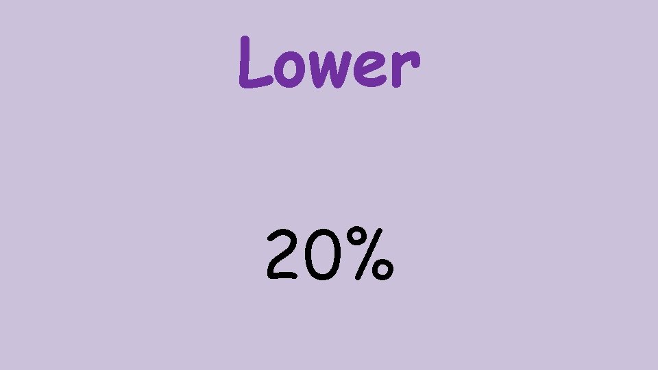 Lower 20% 