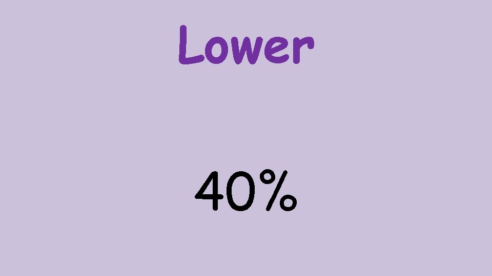 Lower 40% 