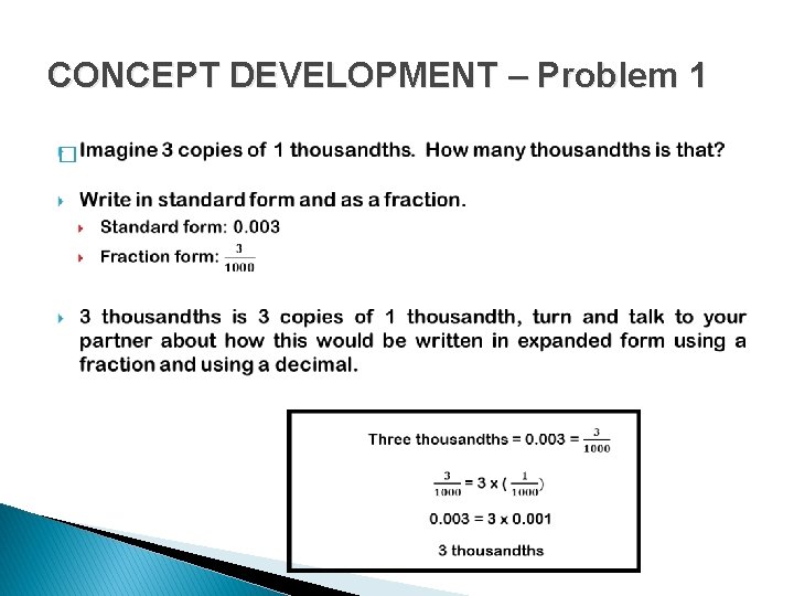 Engage NY Module 1 Lesson 5 Objective Name