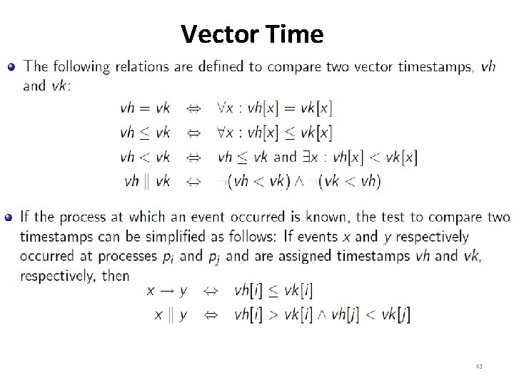 Vector Time 63 