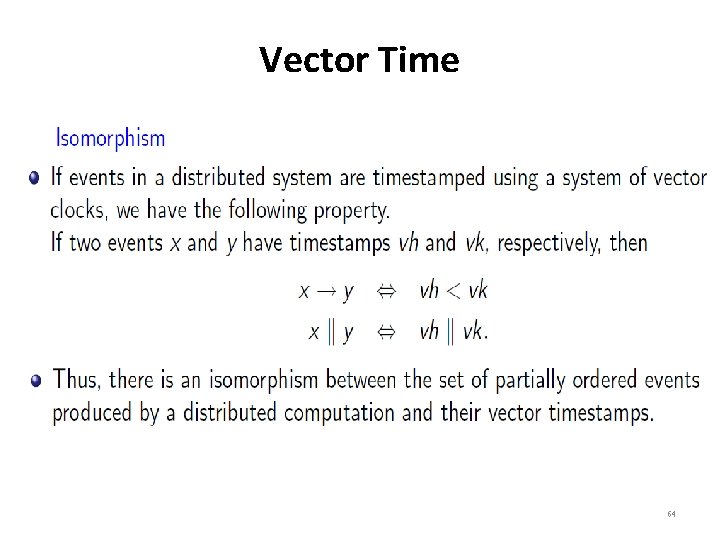 Vector Time 64 