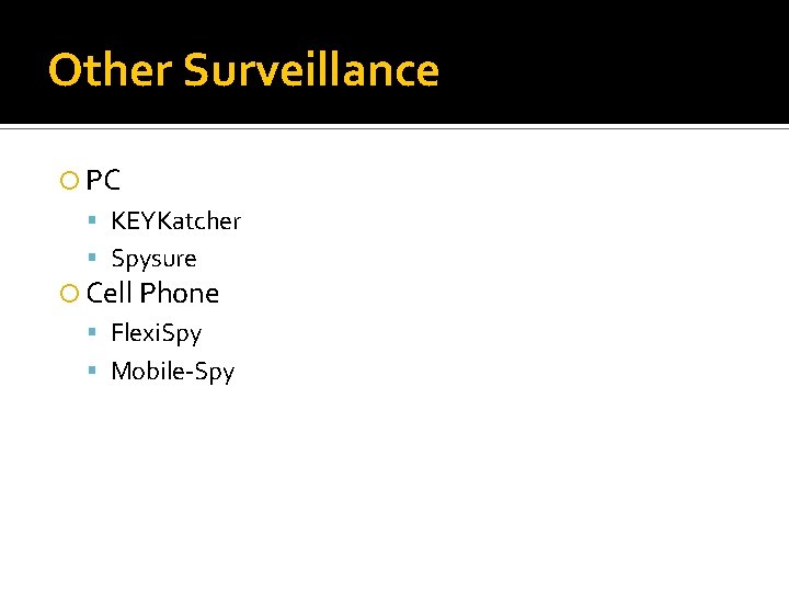 Other Surveillance PC KEYKatcher Spysure Cell Phone Flexi. Spy Mobile-Spy 