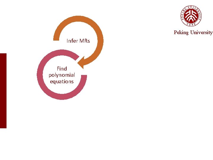 Peking University Infer MRs Find polynomial equations 