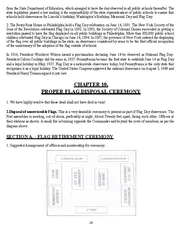 from the State Department of Education, which arranged to have the day observed in