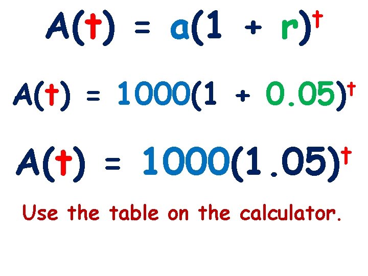 A(t) = a(1 + 3 -1 Lines and Angles A(t) = 1000(1 + A(t)