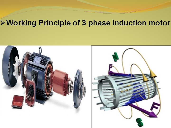 ØWorking Principle of 3 phase induction motor 