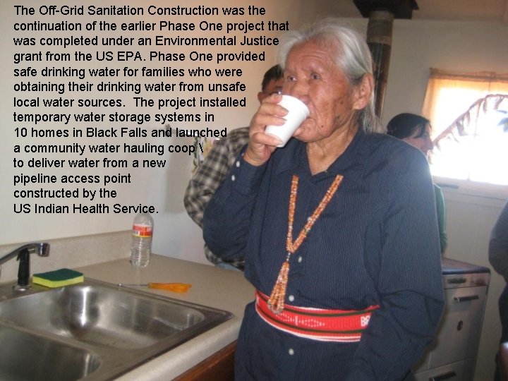The Off-Grid Sanitation Construction was the continuation of the earlier Phase One project that