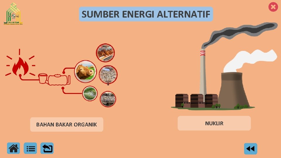 SUMBER ENERGI ALTERNATIF BAHAN BAKAR ORGANIK NUKLIR 