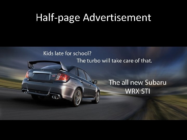 Half-page Advertisement 