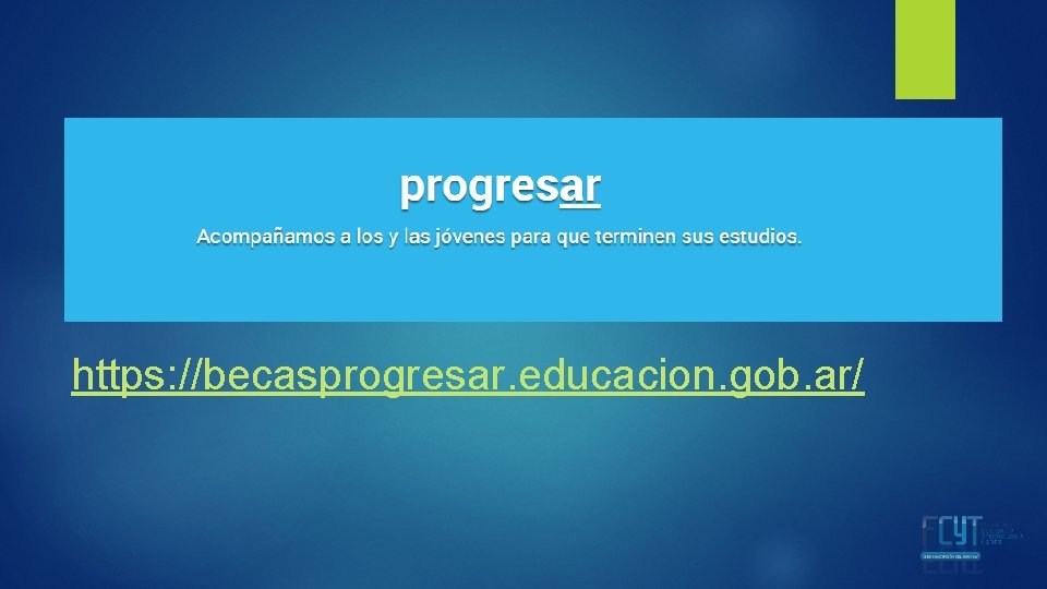 https: //becasprogresar. educacion. gob. ar/ 