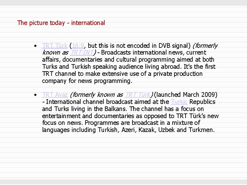 The picture today - international • TRT Türk (16: 9, but this is not