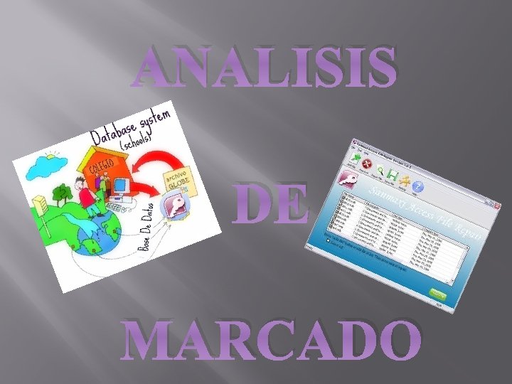 ANALISIS DE MARCADO 