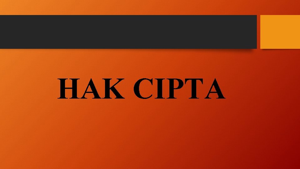 HAK CIPTA 