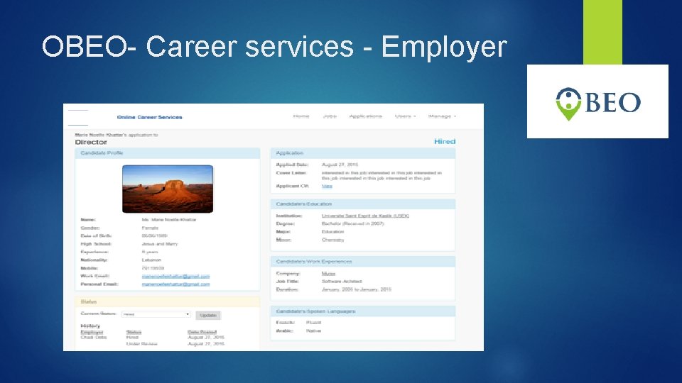 OBEO- Career services - Employer 