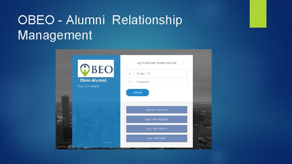 OBEO - Alumni Relationship Management 