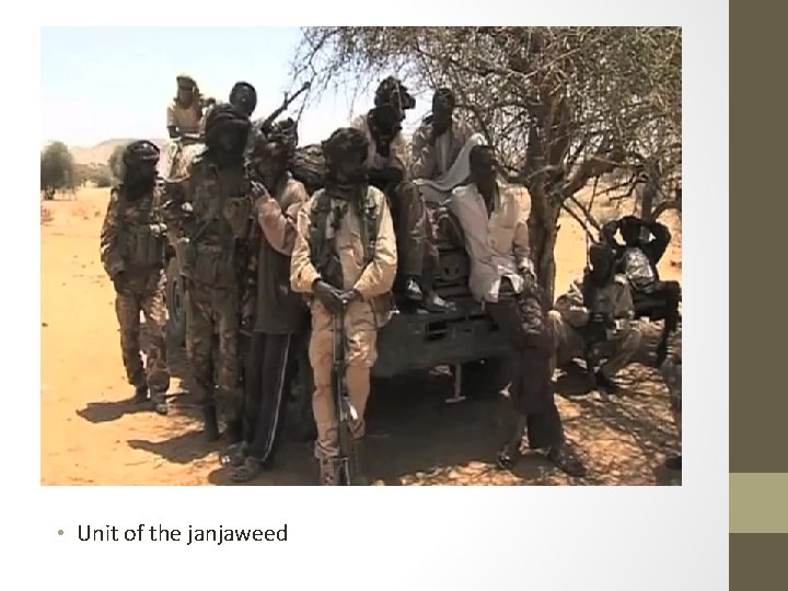  • Unit of the janjaweed 