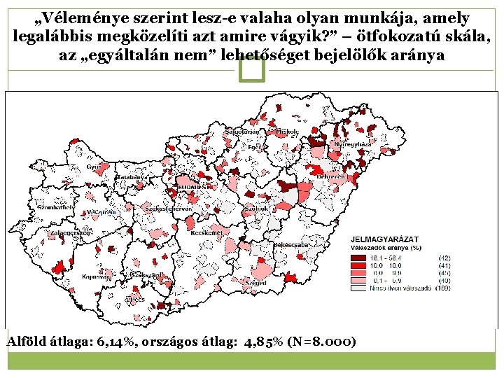 „Véleménye szerint lesz-e valaha olyan munkája, amely legalábbis megközelíti azt amire vágyik? ” –