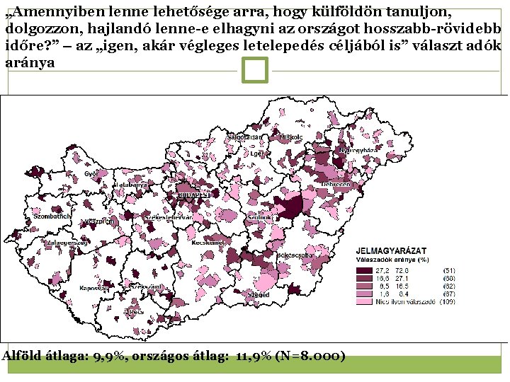 „Amennyiben lenne lehetősége arra, hogy külföldön tanuljon, dolgozzon, hajlandó lenne-e elhagyni az országot hosszabb-rövidebb