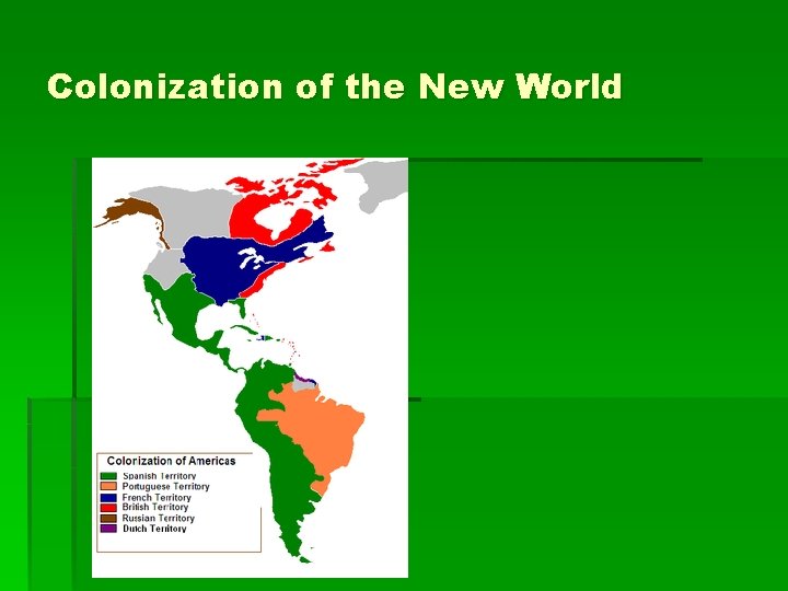 Colonization of the New World 