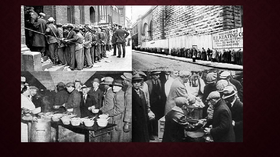 THE GREAT DEPRESSION ECONOMIC COLLAPSE Industries in trouble