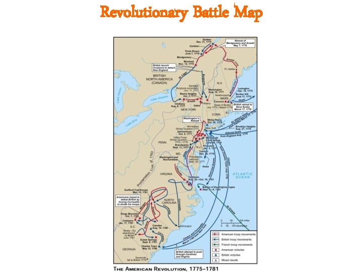 Revolutionary Battle Map 