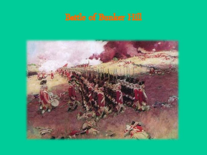 Battle of Bunker Hill 