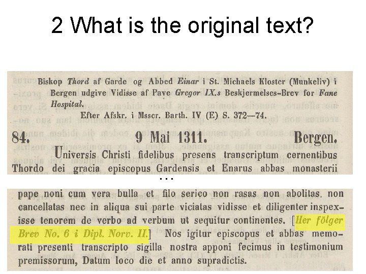 2 What is the original text? … 23 