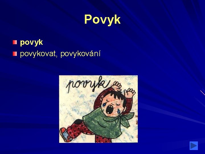 Povyk povykovat, povykování 